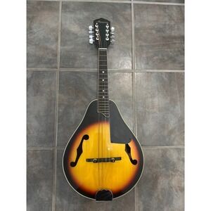 Vintage 1970s Harmony M100 A-Style Mandolin Sunburst with Case